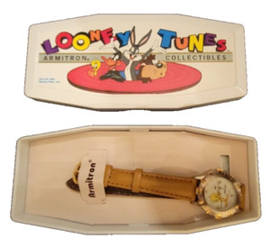 Vintage Armitron Tweety Bird Quartz Watch Warner Bros. in Case -NOS - 1994