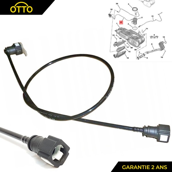 Schlauch Kraftstoff Zusatzstoff Fap FüR Peugeot 2008 I 207 208 1.4 1.6 Hdi-image