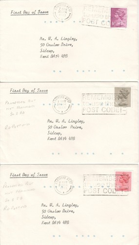 8x GB 1983 Machin 3.5p 4p 12.5p 16p 17p 20.5p 23p 28p 31p FDC First Day - Picture 3 of 5