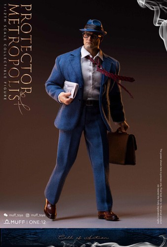 Muff Toys 1/12 Superman Metropolis Reporter Clark Figur Statue Modell Sammeln - Bild 11 von 24