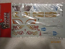 GOFER RACING 1/24 -1/25 SCALE DECALS CUSTOM TRIM #11017