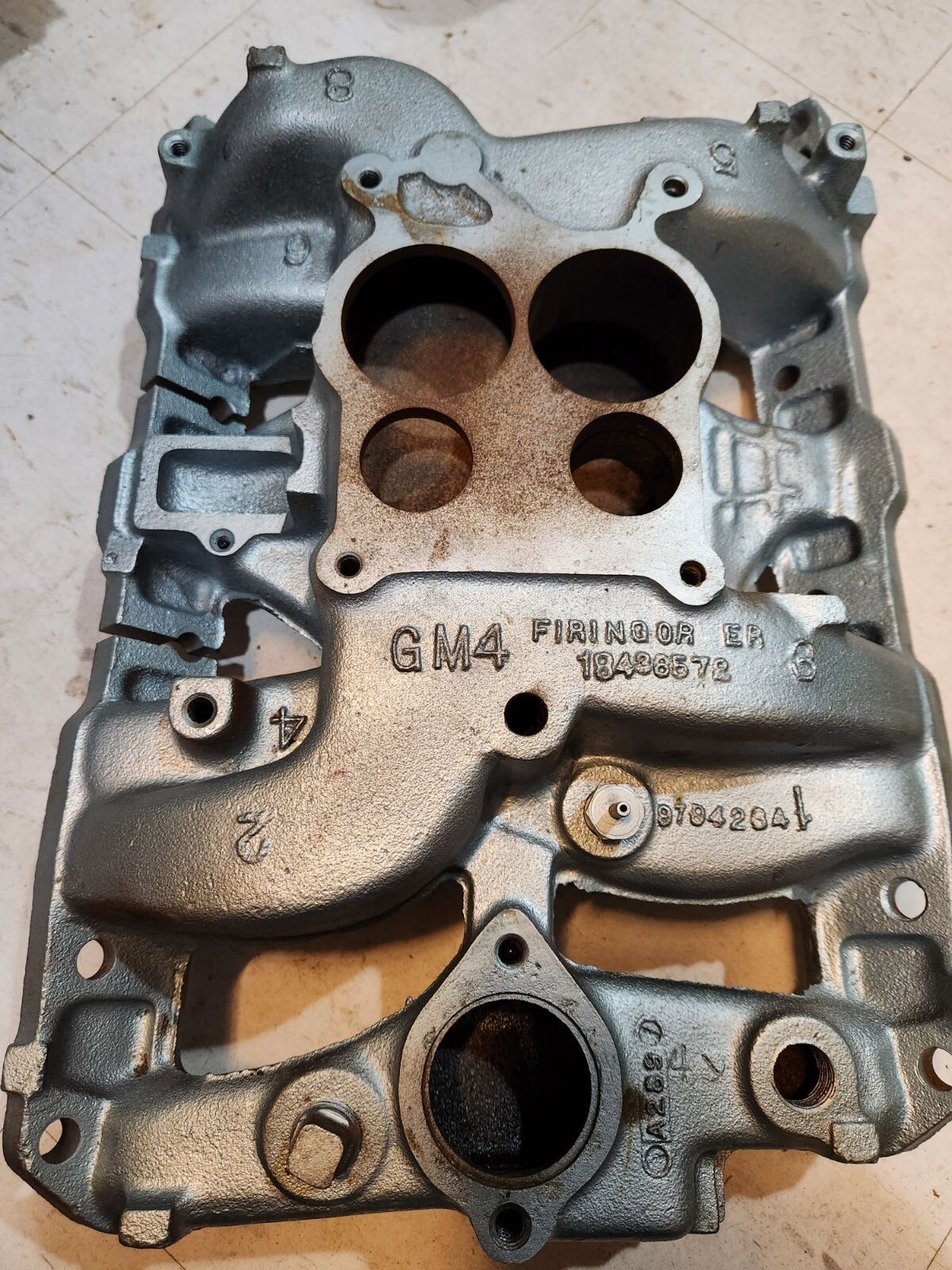 1969 Pontiac 400 Intake Manifold 9794234 Date A289. Free Shipping eBay