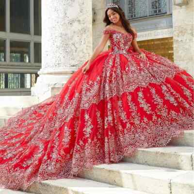 ebay red lace dress red lace long sleeve dress Chic Red Fitted Evening Formal Dress With Long Sleeve 36
