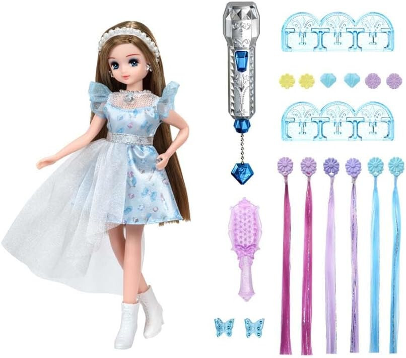 TAKARA TOMY Licca-chan Doll Hair Extensions Tsubasa-chan Favorite