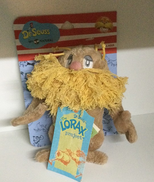 Dr Seuss The Lorax Project My Natural Toy Plush Cotton Baby Stuffed