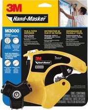 3M Hand-Masker 1.88" Film  Paper Dispenser Fast Paint Masking M3000 NEW