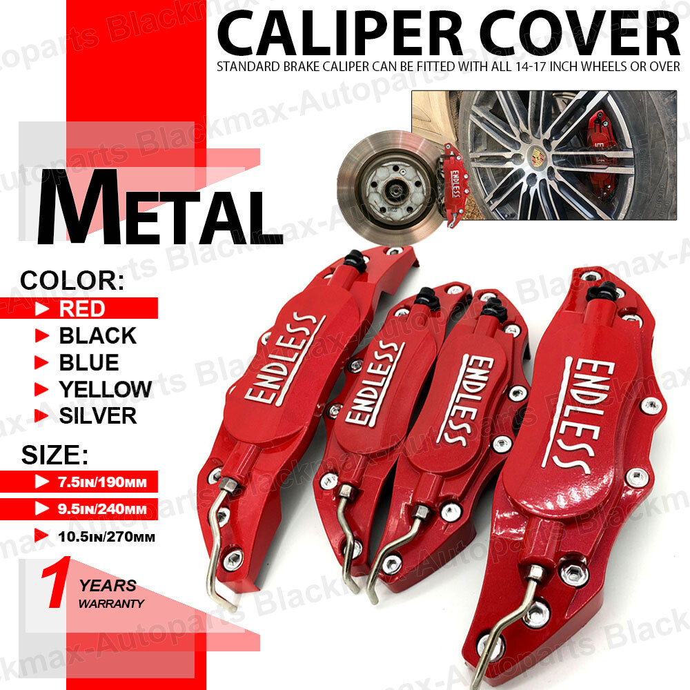 Metal 3D ENDLESS Universal Style Brake Caliper Cover front & rear