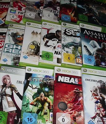 XBOX 360 SPIELE(GAMES  SAMMLUNG SPIELESAMMLUNG BUNDLE) SELBER AUSSUCHEN. #