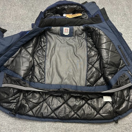 Avalanche Men's XL Waterproof Ski Jacket Parka Coat Insulated Blue Full Zip NEW - Picture 2 of 10