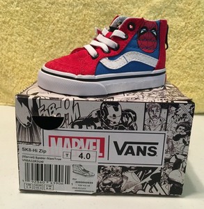 vans toddler spiderman