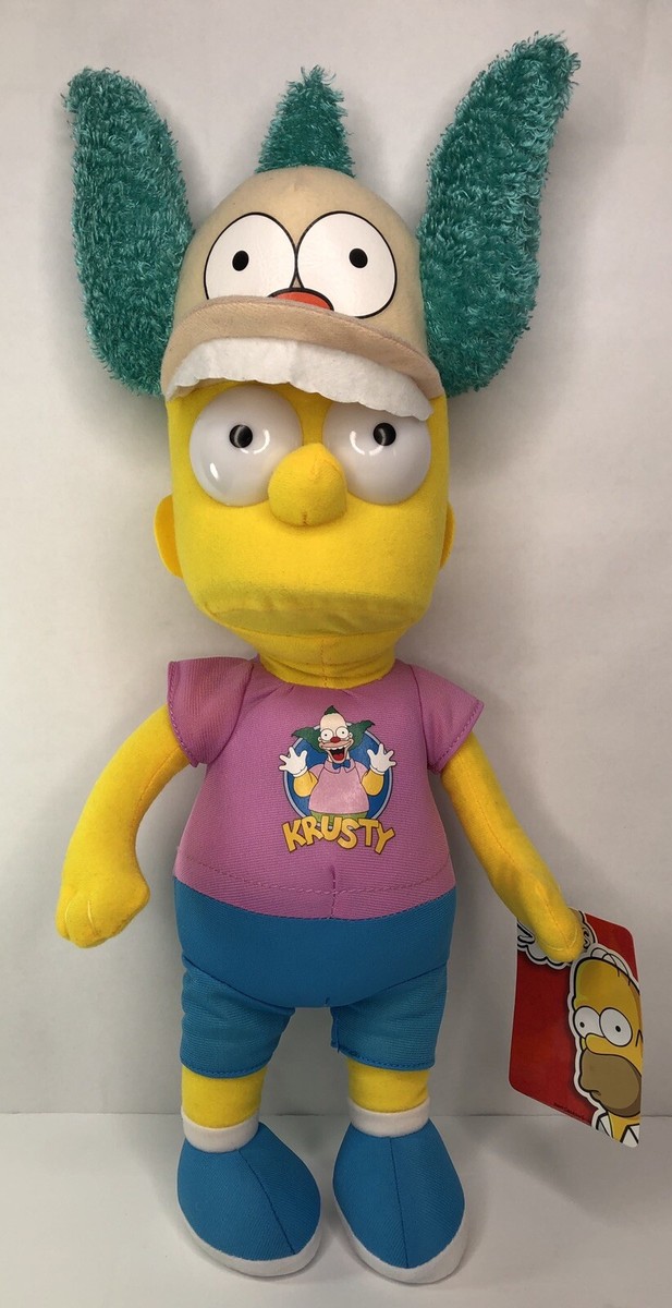 Bart Simpson Krusty Fan Hat Plush Stuffed Dolls 17