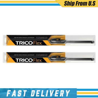 For Driver+Passenger 2-Wiper Set: Trico Flex 24''+21'' Beam Blades 18-240/18-210