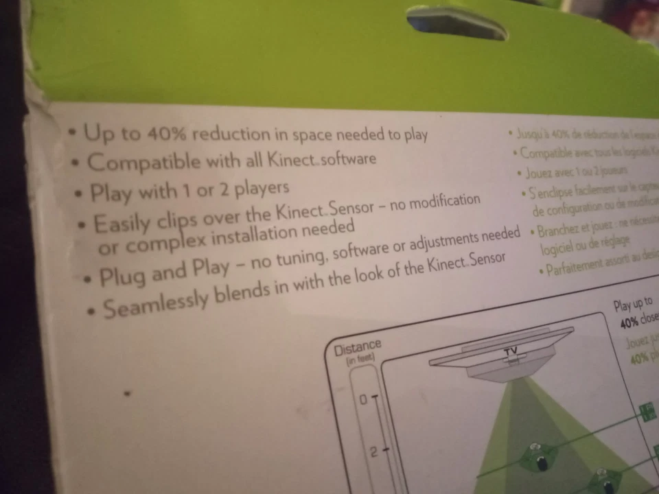 NICE NYKO ZOOM KINECT RANGE REDUCTION LENS XBOX 360 VIDEO GAME MOTION,SEALED,NEW - Image 2 of 3