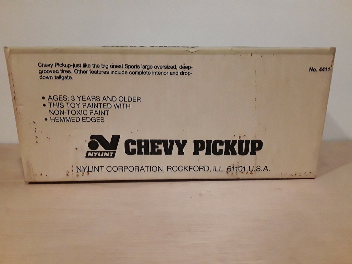 【当時モノ】1980年代 NYLINT社製 CHEVY PICKUP 箱入未使用 当時モノ】1980年代 NYLINT社製 CHEVY PICKUP 箱入未使用