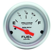 Autometer Ultra-lite Electric Universal Gm Chevy Fuel Level Gauge 2-116 52mm