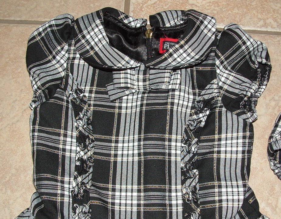 Sparkly Black Plaid Sz 4 Toddler Church Dress & Bloomers Set CHILDREN'S  PLACE | eBay