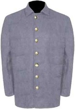 US Civil War Confederate 7 CSA Buttons Gray Sack Coat All Sizes