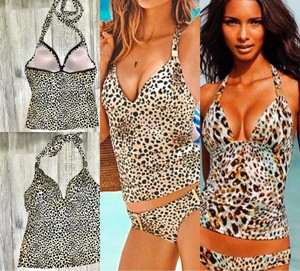 animal print tankini