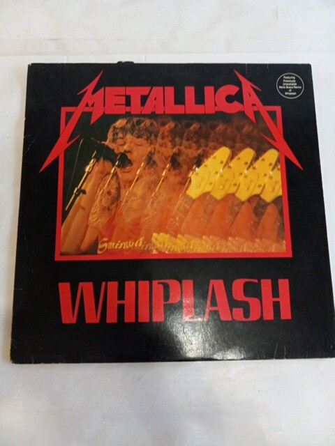 METALLICA WHIPLASH EP MEGAFORCE RECORDS MRS-04 SILVER LABEL