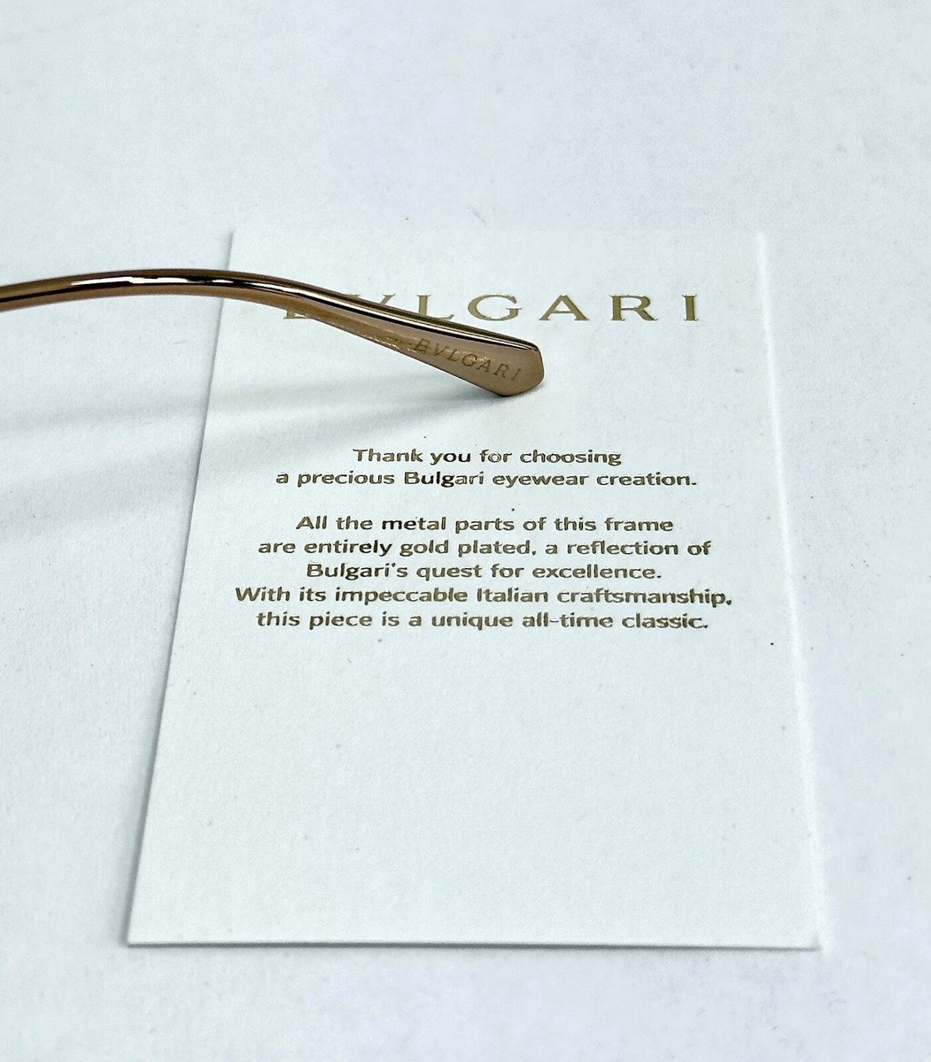 BVLGARI Le Gemme 6186 18K Rose Gold Plated Grau Round Jewel