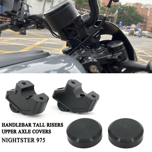 FOR Harley Nightster 975 RH 975 2022 Handlebar Tall Risers Clamp Upper