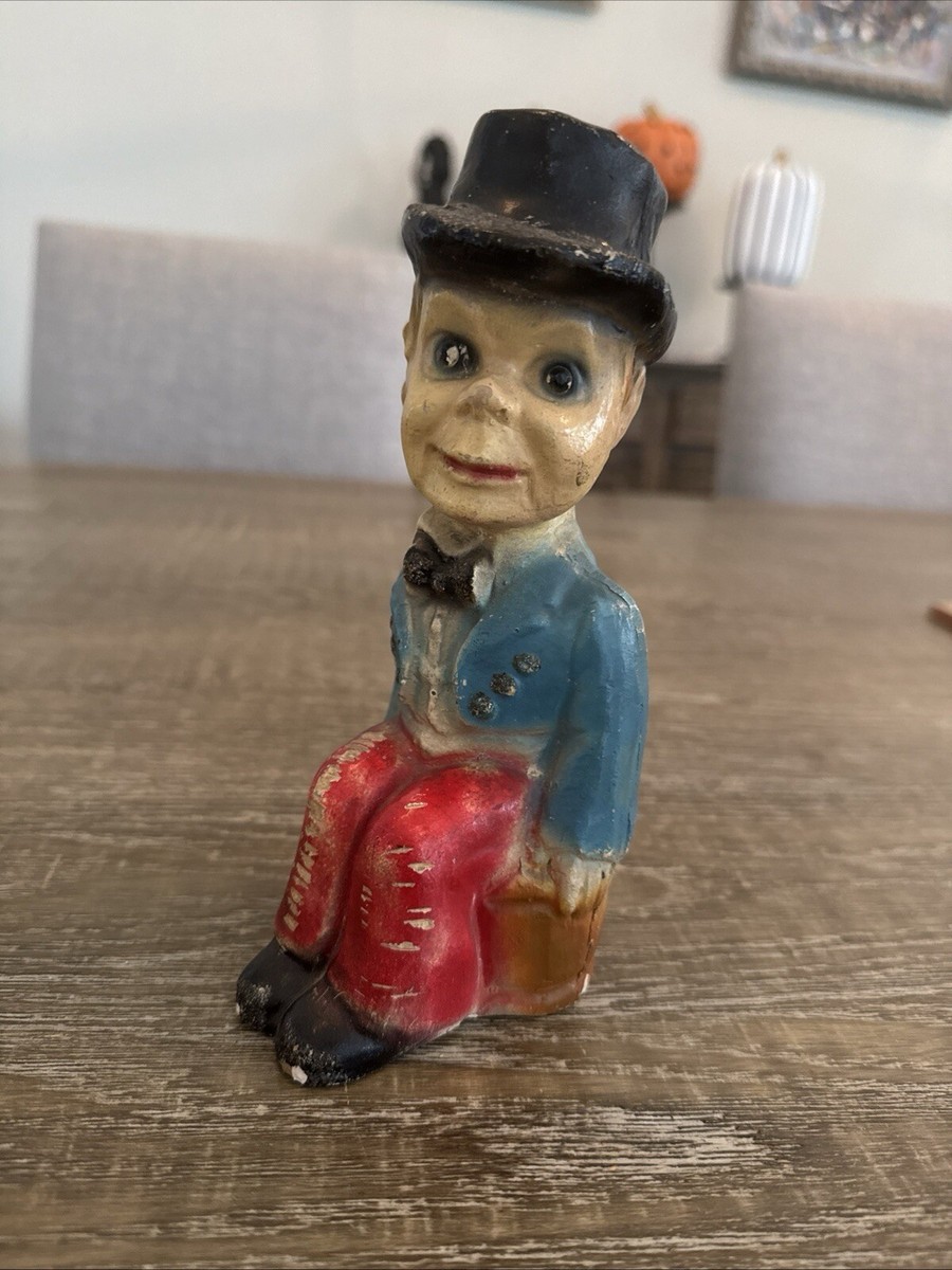 Vintage Carnival Chalkware Charlie Macarthy Figure | eBay