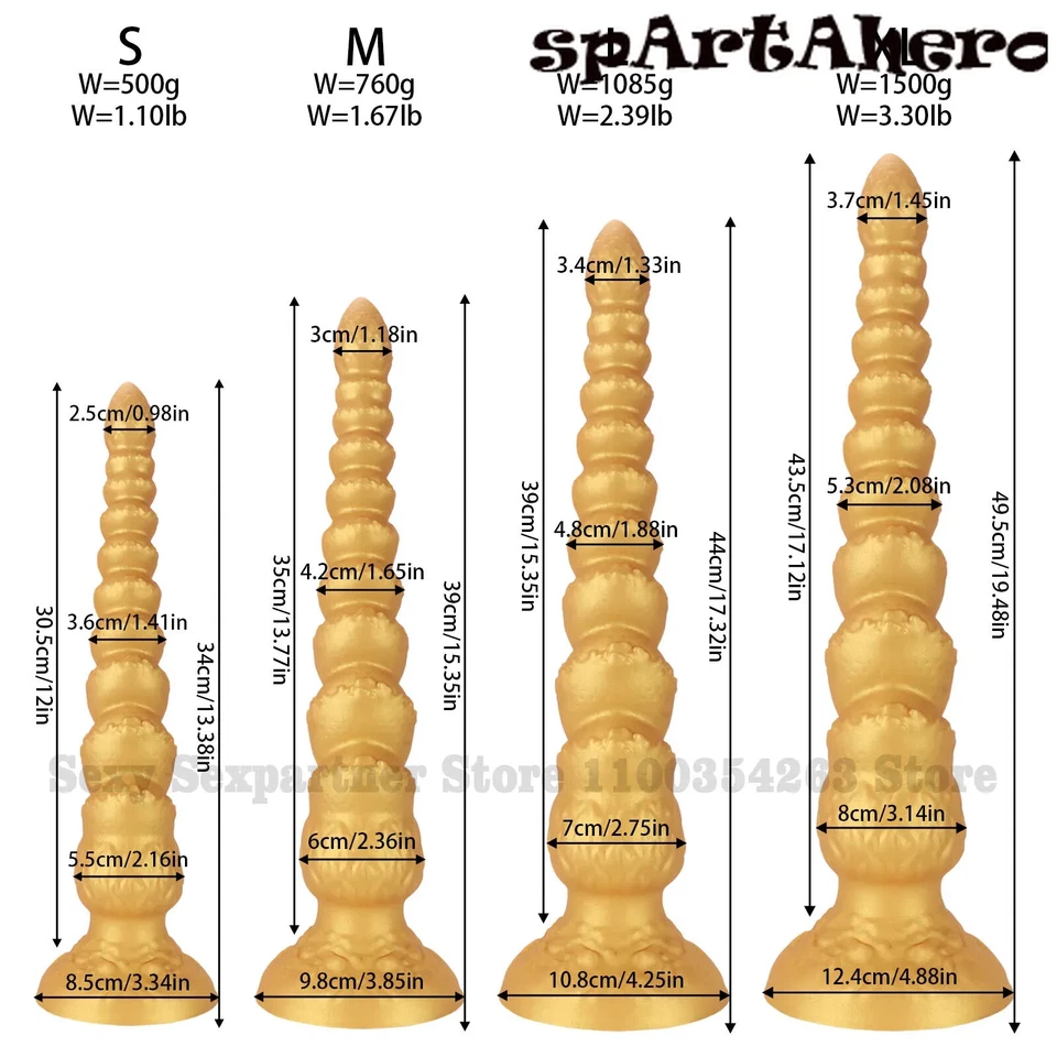 49,5 cm Largo Anal Plug Estimulador en Profundidad Enorme Consolador Anal Dilatador Butt Plug Juguetes Foto 4 de 4