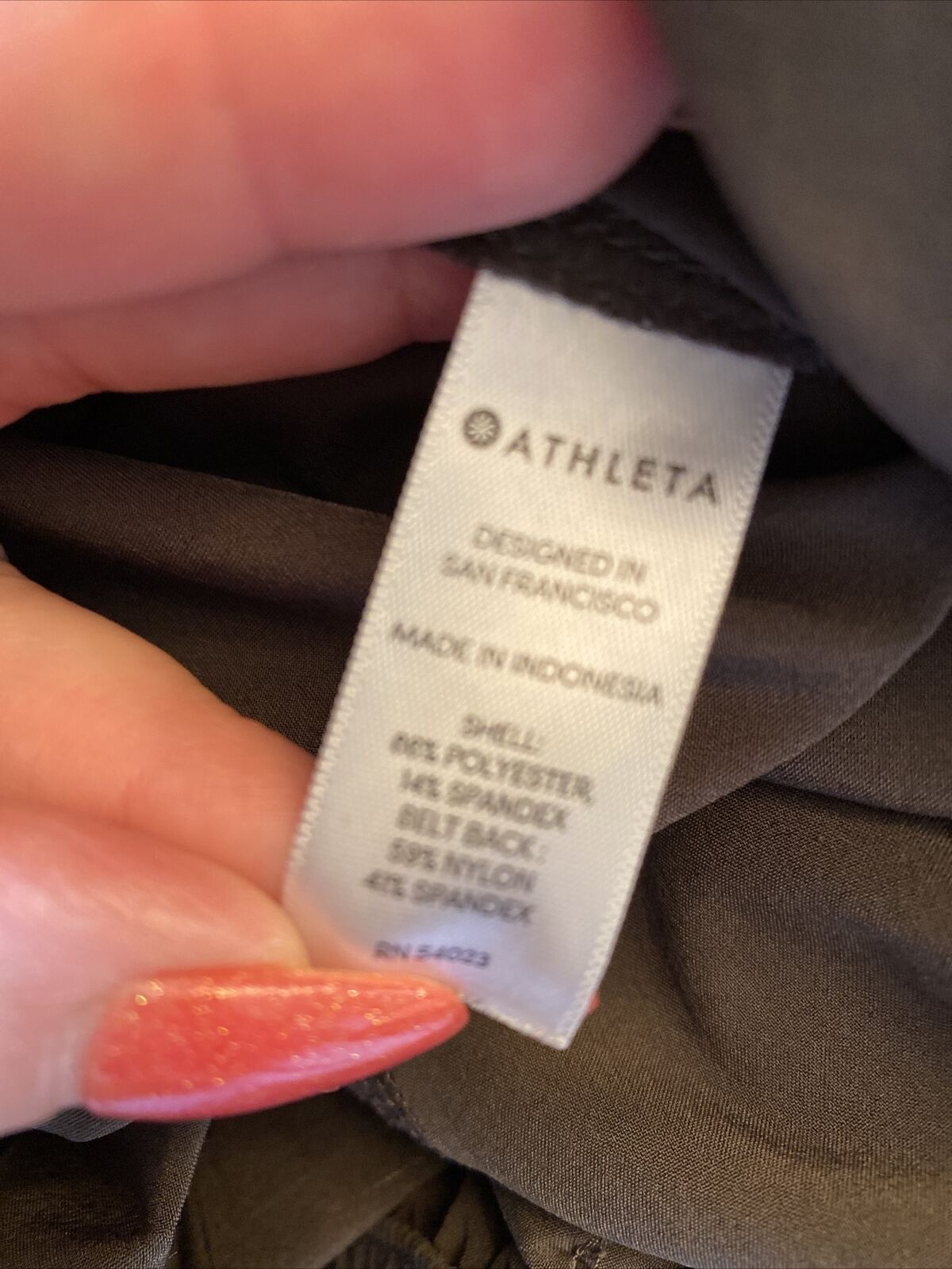 ATHLETA WOMEN'S Skyline Gray Paper Bag Waist Pants Size 10 (CON82)
