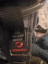 Mammut EN12277 CEO123 Type C Ophir 3 Slide Gray Orange Harness Equipment Size L