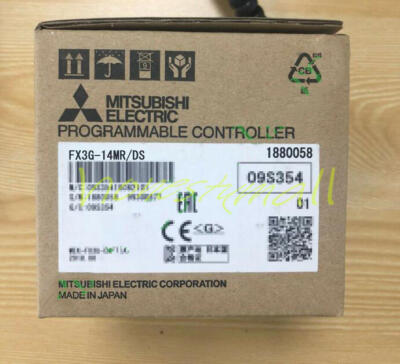 1PC Mitsubishi PLC Module FX3G-14MR/DS Programmable Controller New