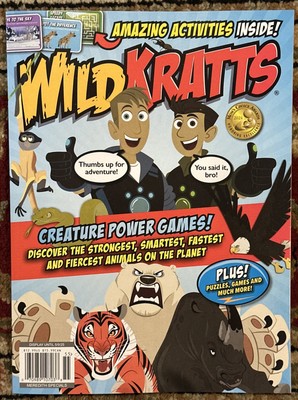 WILD KRATTS MAGAZINE AMAZING ACTIVITIES INSIDE April 2025