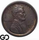 1912-S Lincoln Cent Wheat Penny *Key San Francisco Date*, Choice BU++