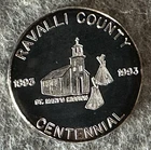 RAVALLI COUNTY BITTERROOT VALLEY Montana 1 Ounce .999 Silver Medallion