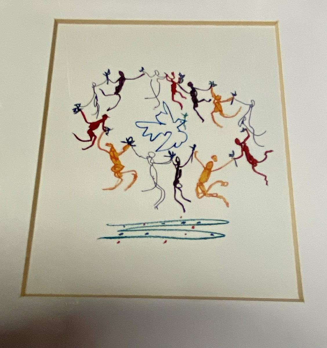 Circle Of Friendship” Framed 5x7” Print PABLO PICASSO