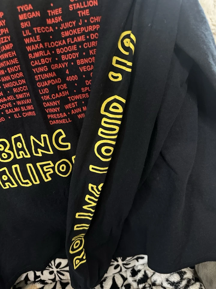 Black Rolling Loud NYC 2019 Longsleeve Lineup T-Shirt Men’s size X LARGE - Image 4 of 4