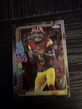 2025 Topps Chrome Football - Jayden Daniels Future Stars Refractor Silver