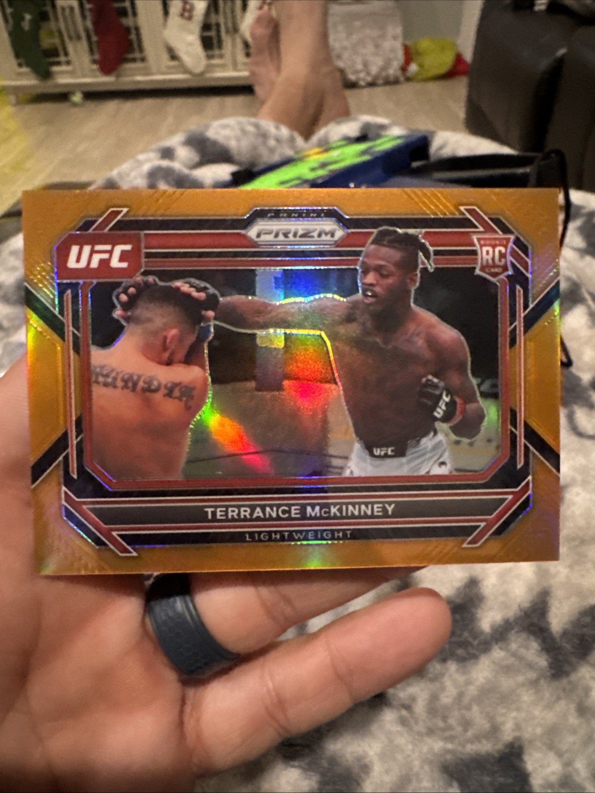 2023 Panini Prizm UFC Prizms Orange #31 Terrance McKinney RC /99 Rookie