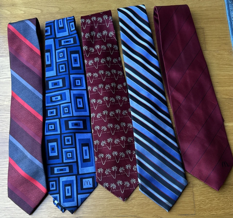 Lote de 5 corbatas McDonald’s Foto 2 de 4