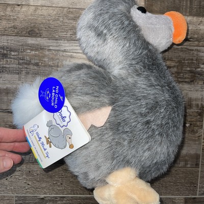 Vintage Wally Plush Toys Mauritius Classic Dodo Titan Grey Soft Plush Toy 10.5  