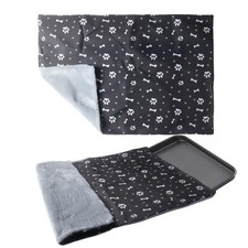 Klmnop Washable Dog Crate Pan Cover, Reversible Cool Side  Warm Side Dog Bed...