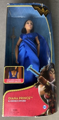 Mattel DC Comics Wonder Woman: Diana Prince & Hidden Sword Doll 2016 NEW