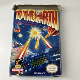 To The Earth Game For Nintendo Entertainment System NES Boxed & Complete