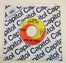 Peter and Gordon A WORLD WITHOUT LOVE / IF I WERE YOU (ROCK 45) #5175 PLAYS VG++