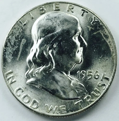 *1956 P FRANKLIN HALF DOLLAR* *GEM BU+* NR #P2459