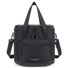 Insulated Cooler Bag: 20 Cans Soft Portable Leakproof Lunch Cooler Beach Trav...