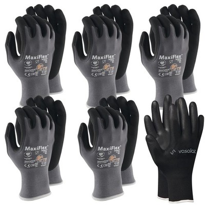 Maxiflex Handschuhe Größe 9 Ultimate - Arbeitshandschuhe mit Grip, 5 Paar