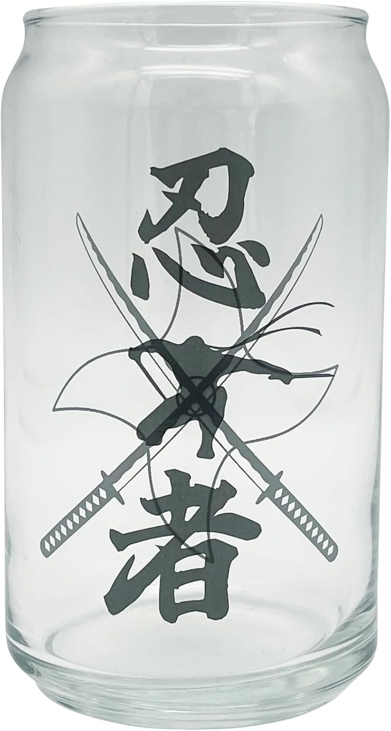 Vaso Ninja En Forma De Lata De SAKE Japonés Sunart 360ml Hecho En Japón