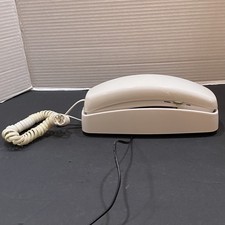Vintage AT T Trimline 210 Phone White Landline Telephone Y2K 80's 90's Retro