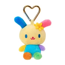 Sanrio Usahana, Mini Mascot Holder,  Polyester and Steel, new, from Japan