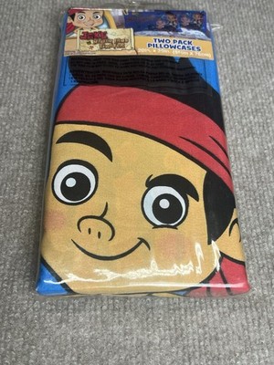 Jake and The Neverland Pirates Two Pack Pillowcases New 20 x 30 Blue